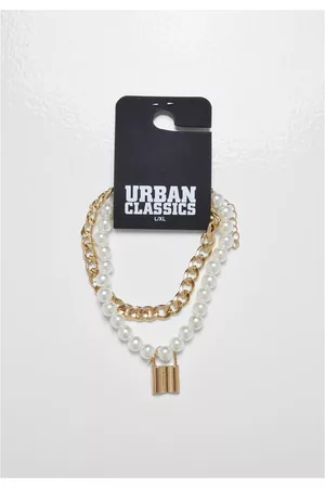 Urban classics Mænd Armbånd - Padlock Pearl Layering Bracelet