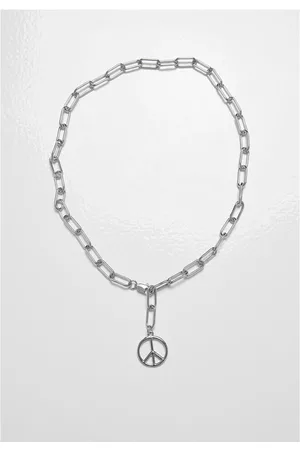 Urban classics Mænd Halskæder - Y Chain Peace Pendant Necklace