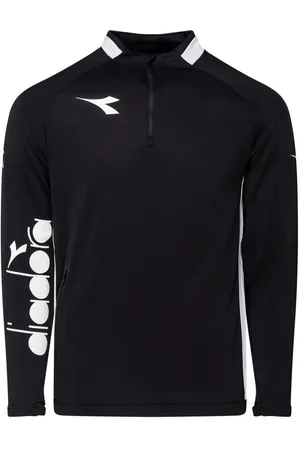 Diadora Træningstrøje Equipo Pro 1/2 Zip - Sort/Hvid
