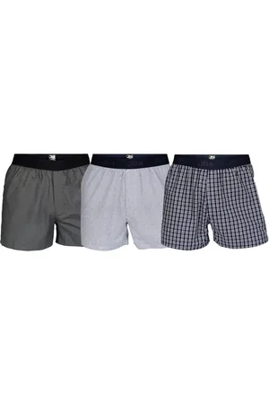 JBS Boxershorts 3-Pak - Grå/Hvid/Blå