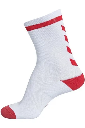 Hummel Træningssokker Elite Low - Hvid/Rød