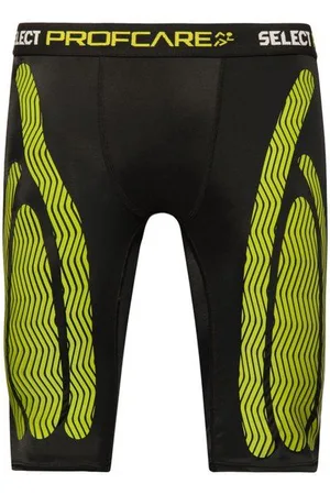 Select Profcare Compression Shorts - Sort/Neon/Volt