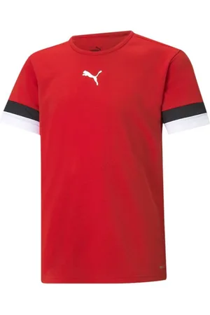 PUMA Trænings T-Shirt teamRISE - Rød/Sort Børn
