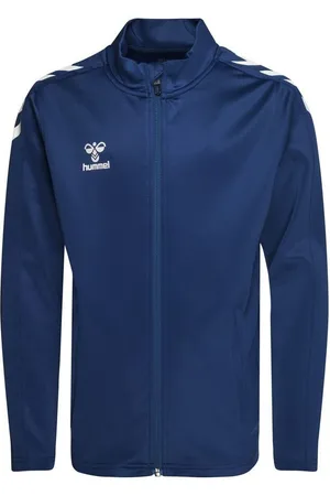 Hummel Track Top hmlCORE XK Poly Zip - Blå Børn