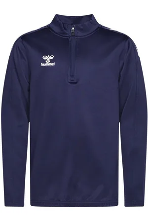 Hummel Træningstrøje Core Half Zip - Navy Børn
