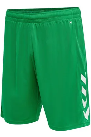 Hummel Fodboldshorts Core - Grøn/Hvid