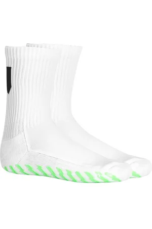 Unisport Grip Sock Flash Print - Hvid