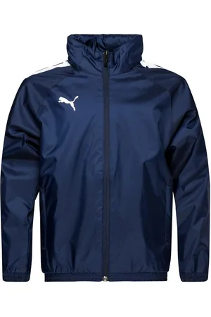PUMA Jakke All Weather teamLIGA - Navy/Sort Børn