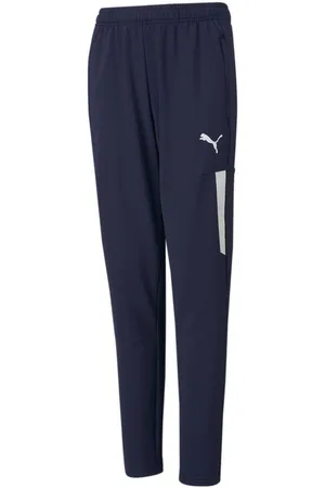 PUMA Træningsbukser teamLIGA Pro - Navy/Hvid Børn