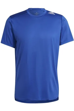 adidas T-Shirt Designed 4 Running - Blå/Sølv