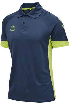 Hummel Lead Polo - Navy/Grøn Børn