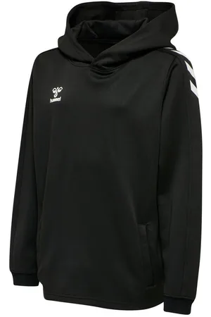 Hummel Hættetrøje Core XK Poly - Sort/Hvid Børn