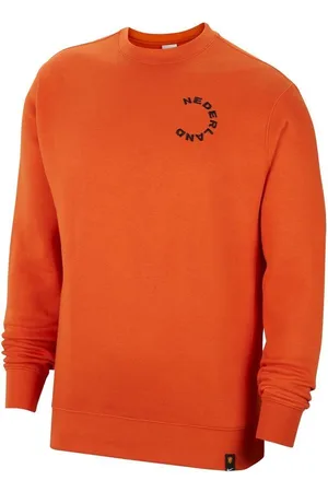 Nike Holland Sweatshirt NSW Club Crew - Orange/Sort