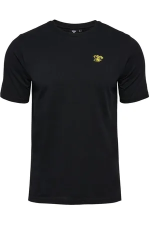 Hummel T-Shirt amnesty X - Sort/Gul