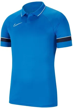 Nike Polo Dri-FIT Academy 21 - Blå/Navy/Hvid Børn