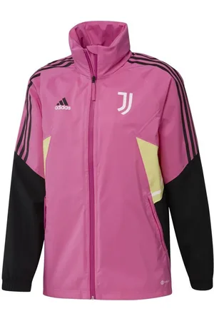 adidas Juventus Regnjakke Condivo 22 - Pink/Sort/Gul