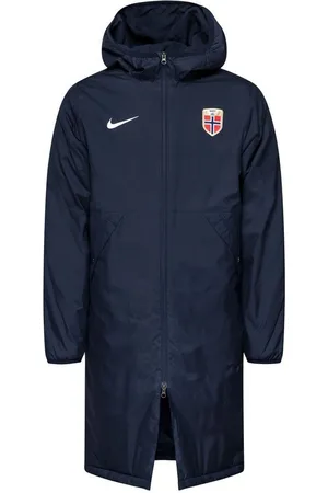 Nike Norge Jakke Repel Park 20 Lang - Navy/Hvid