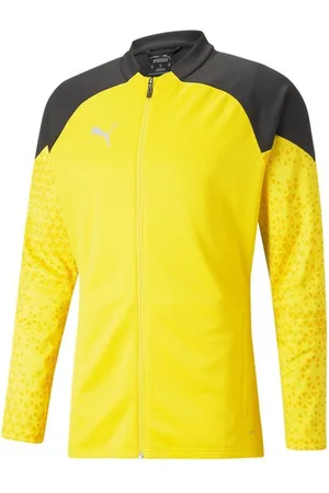 PUMA TeamCUP Training Jacket Cyber Yellow- Black