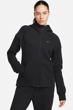 Nike Hættetrøje NSW Tech Fleece 24 Windrunner - Sort Kvinde