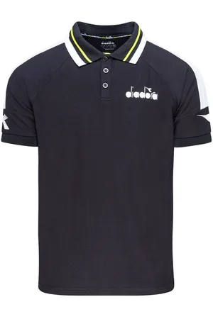 Diadora Polo Icon - Sort/Hvid