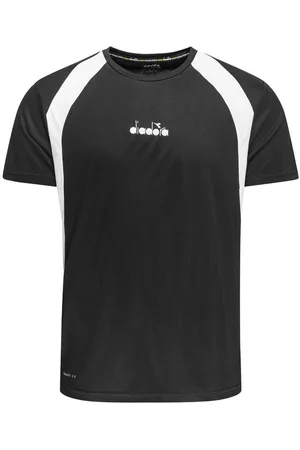 Diadora Trænings T-Shirt - Sort/Hvid