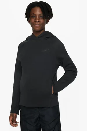 Nike Hættetrøje NSW Tech Fleece 24 - Sort Børn