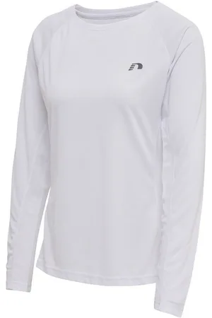 Hummel Løbe T-Shirt Core Lange Ærmer - Hvid Kvinde