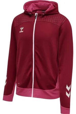 Hummel Lead Hættetrøje - Rød/Pink