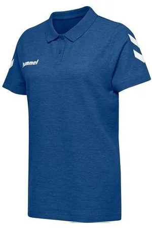 Hummel Go Cotton Polo - Blå Kvinde
