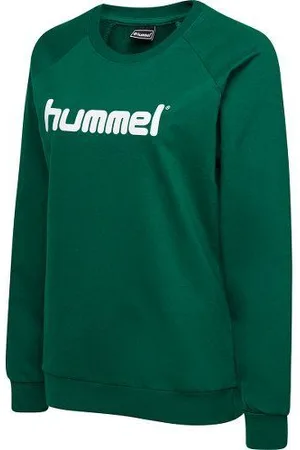 Hummel Go Cotton Logo Sweatshirt - Grøn Kvinde