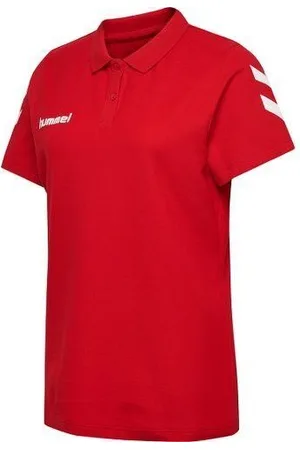 Hummel Go Cotton Polo - Rød Kvinde