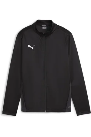 PUMA Træningsjakke teamGOAL - Sort/Hvid Børn