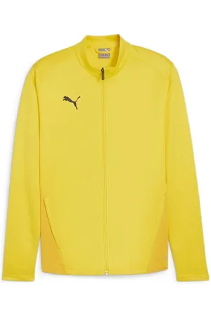 PUMA Træningsjakke teamGOAL - Gul/Sort