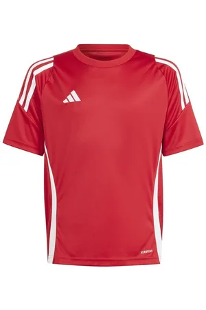 adidas Trænings T-Shirt Tiro 24 - Rød/Hvid Børn