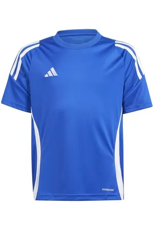 adidas Trænings T-Shirt Tiro 24 - Blå/Hvid Børn