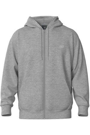 New Balance Hættetrøje French Terry Full Zip - Grå