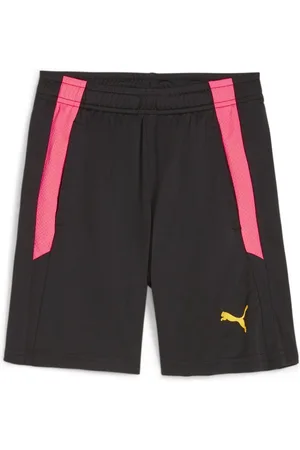 PUMA Træningsshorts teamLIGA 2 - Sort/Orange/Pink Børn