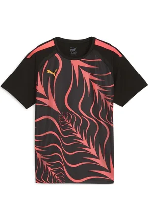 PUMA Træningstrøje individualLIGA Graphic - Sort/Pink/Orange Børn