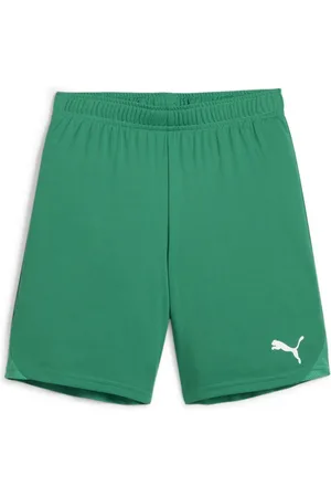 PUMA Fodboldshorts teamGOAL - Grøn/Hvid Børn
