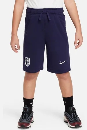 Nike England Træningsshorts NSW Club French Terry - Lilla/Hvid Børn