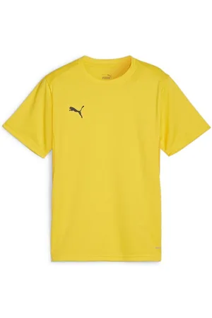 PUMA Trænings T-Shirt teamGOAL - Gul/Sort Børn