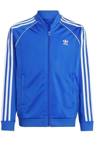 adidas Track Top Adicolor SST - Blå/Hvid Børn