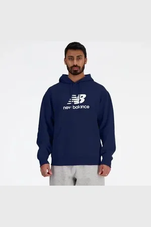 New Balance Hættetrøje Sport Essentials French Terry - Navy
