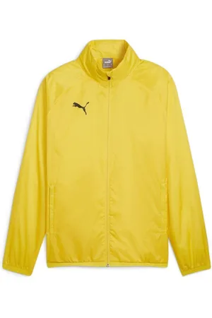 PUMA Jakke teamGOAL All Weather - Gul/Sort