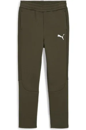 PUMA Træningsbukser Evostripe - Grøn Børn