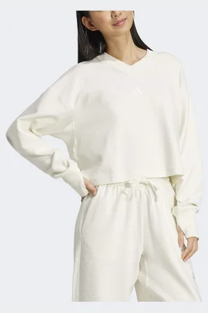 adidas ALL SZN Ribbed V-Neck sweatshirt