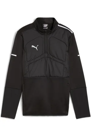 PUMA Træningstrøje individualWINTERIZED 1/4 Lynlås - Sort Børn