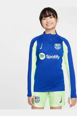 Nike Barcelona Træningstrøje Dri-FIT Strike Drill Pre Match 3. - Blå/Grøn Børn