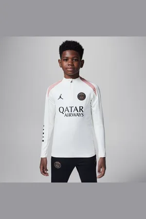 Nike Paris Saint-Germain Træningstrøje Dri-FIT Strike Drill 3. - Hvid/Pink/Sort Børn