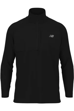 New Balance Løbetrøje Athletics Heat Grid Half Zip - Sort